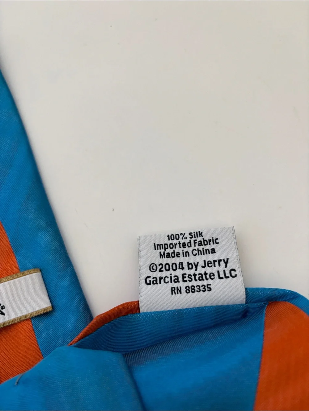 Vintage J Garcia Limited Ed Collection 39 Anniv Courtyard Performance Silk Tie